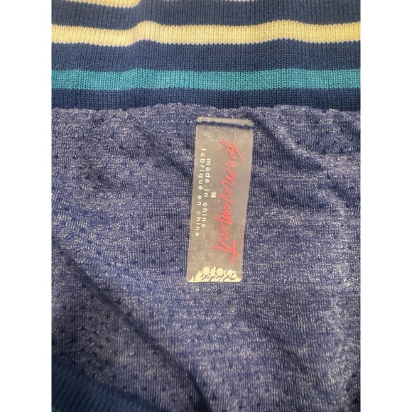 Free People Movement Size M Top Seed Printed Lined Shorts & Jacket Activewear‎ - Picture 4 of 12
